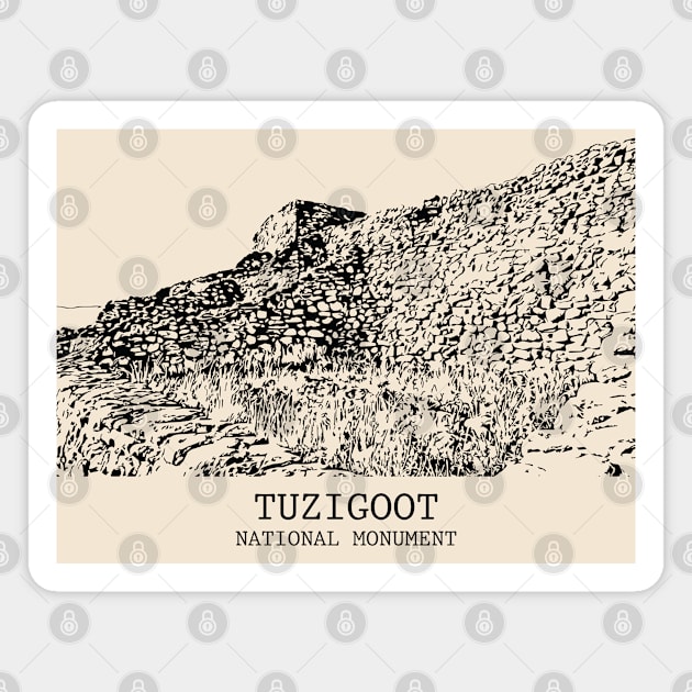 Tuzigoot National Monument Magnet by Lakeric